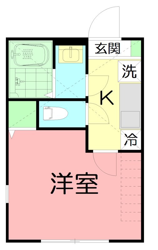 アザーレ・レーヴ東海大学前 101号室 間取り