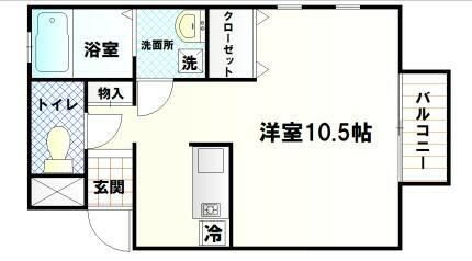 ガーデンハウス 207号室 間取り