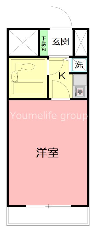 ライオンズマンション湘南藤沢第2 3F号室 間取り