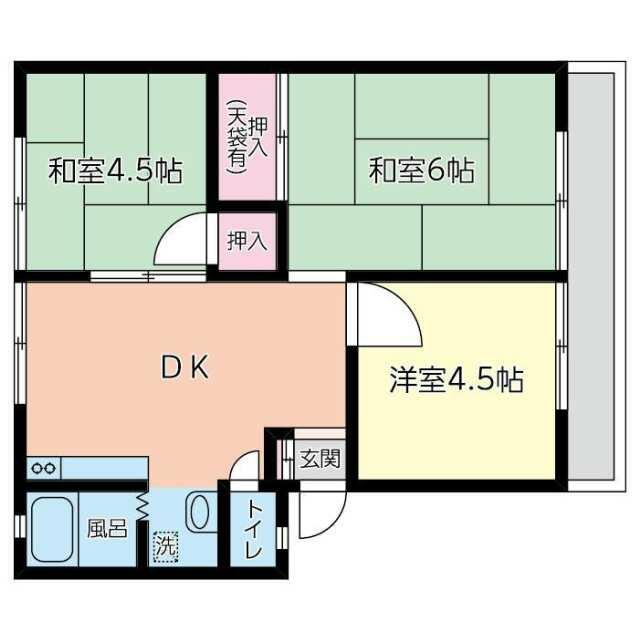 アオイハイツ 101号室 間取り