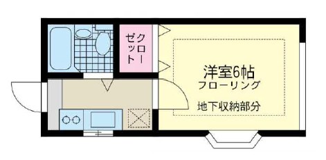 ドリームアロー湘南台  103号室 間取り