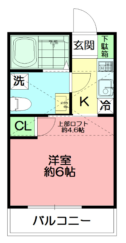 ヒルトップ瀬谷 205号室 間取り