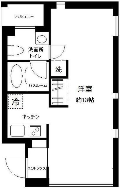 KataseBLDⅡ 2-B号室 間取り