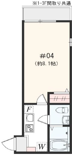 アザーレ・キュリオス伊勢原 304号室 間取り