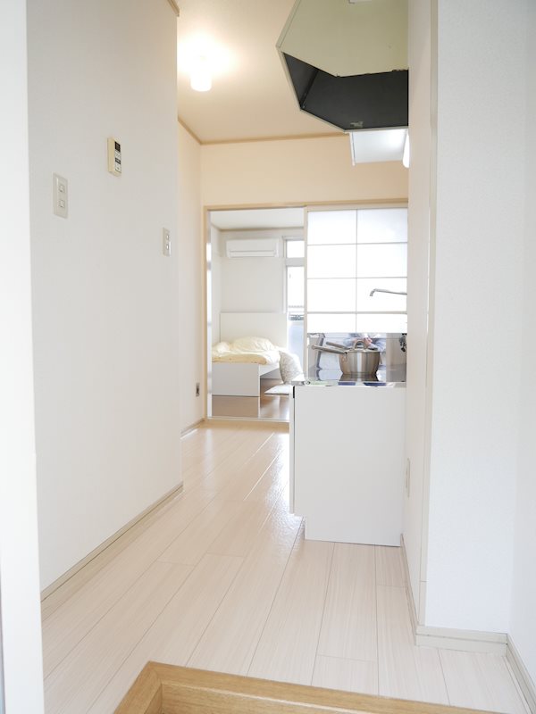 スカイパルB棟 玄関