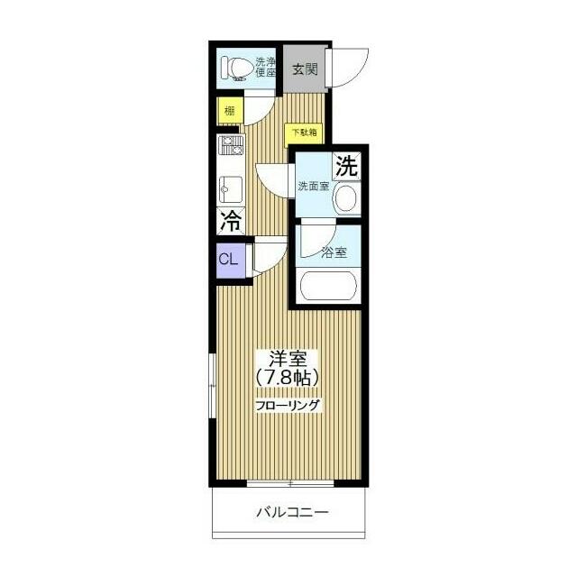 ファロス由比ガ浜 301号室 間取り