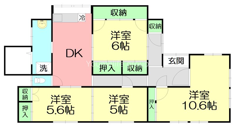 平田貸家 間取り