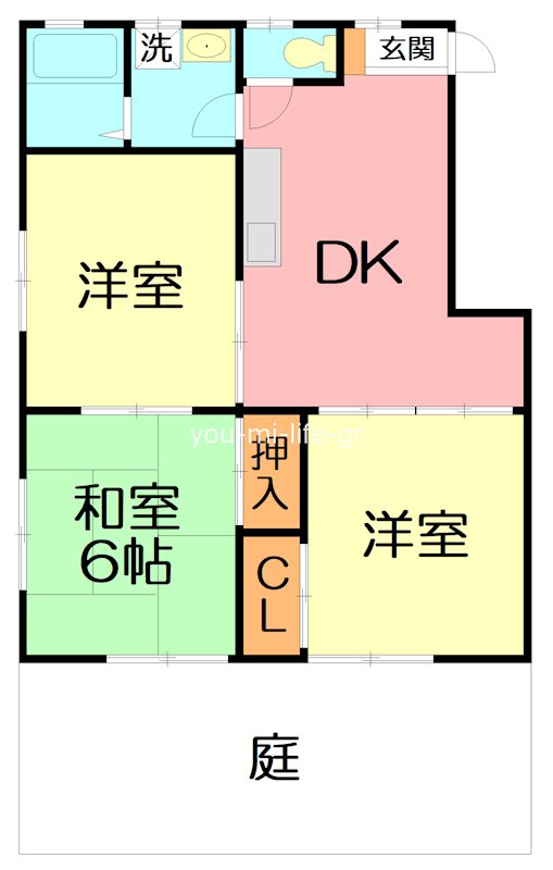 須藤ハイツ 102号室 間取り