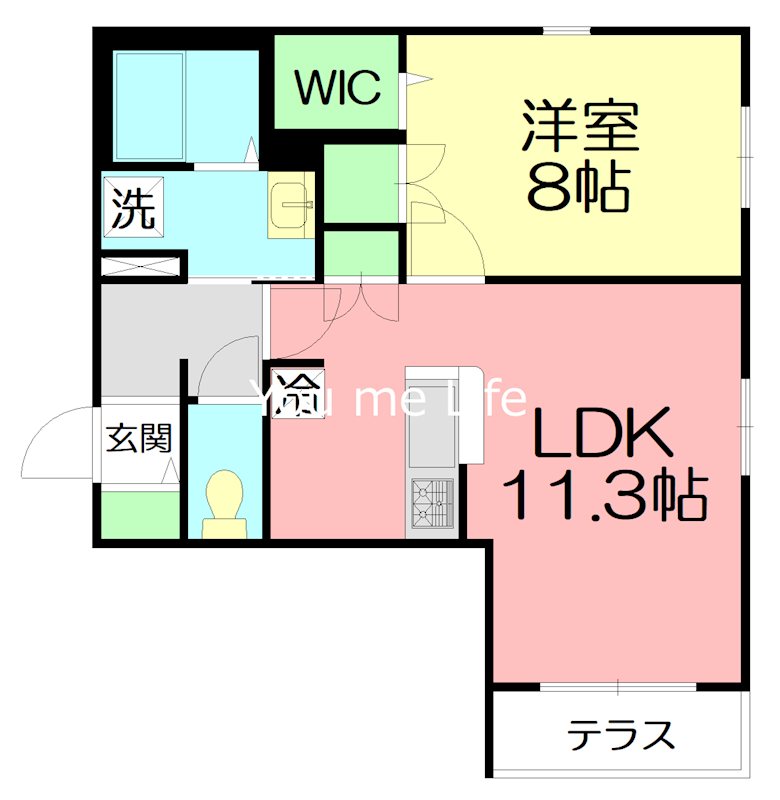 ウィステリア東戸塚 201号室 間取り