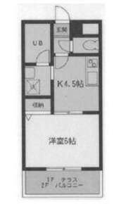 ベルピア藤沢善行第4 106号室 間取り