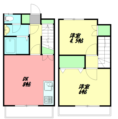 パームツリー A号室 間取り