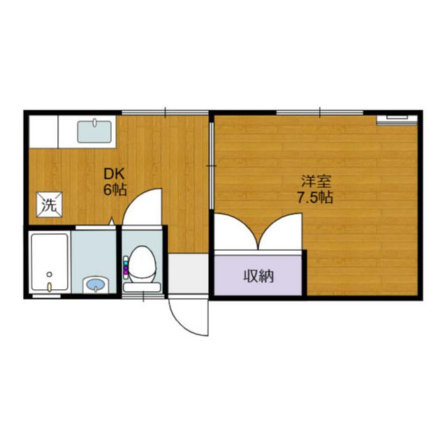 バッカナーレⅠ 101号室 間取り