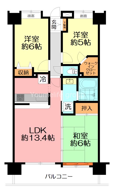 アイディーコート本厚木参番館 間取り