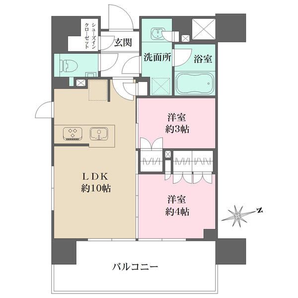 グレーシアフィット藤沢鵠沼 501号室 間取り