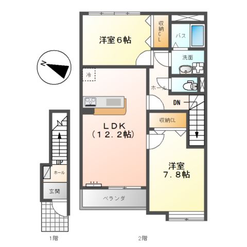 ブロードパインＡ 間取り