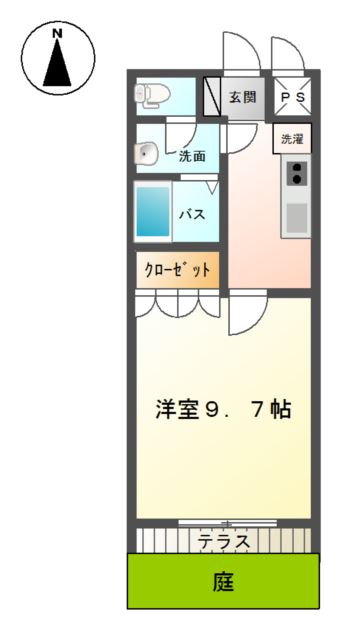 プランドールY’s Ⅱ 間取り