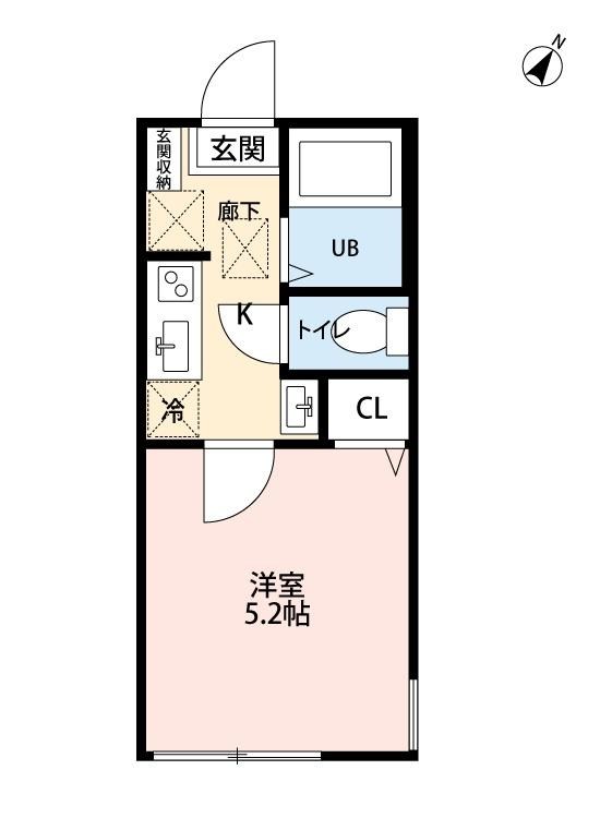 Lagoon EN 103号室 間取り