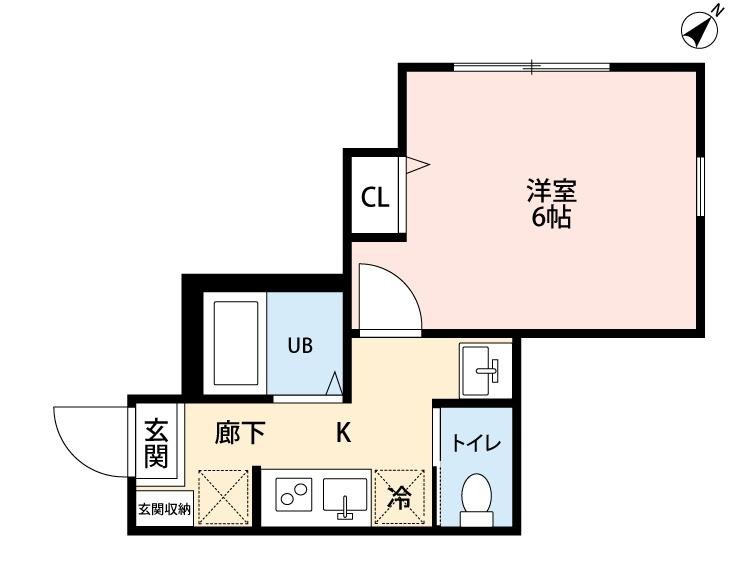 Lagoon EN 104号室 間取り
