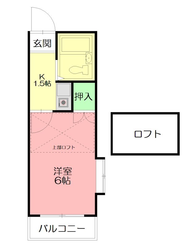ゼフィランサス洋光台 201号室 間取り