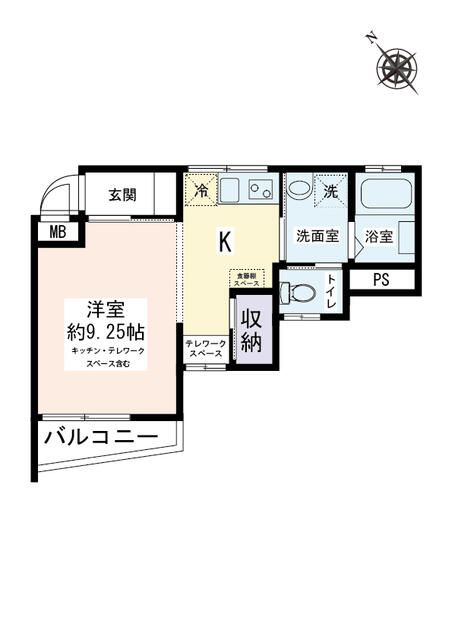 メゾンK 203号室 間取り