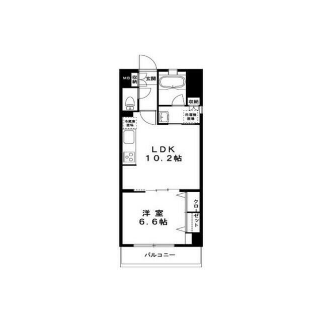 グランデュールⅢ江ノ島 203号室 間取り