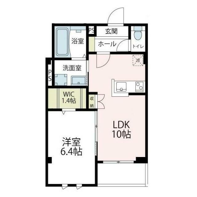 クロイツェル御成 303号室 間取り