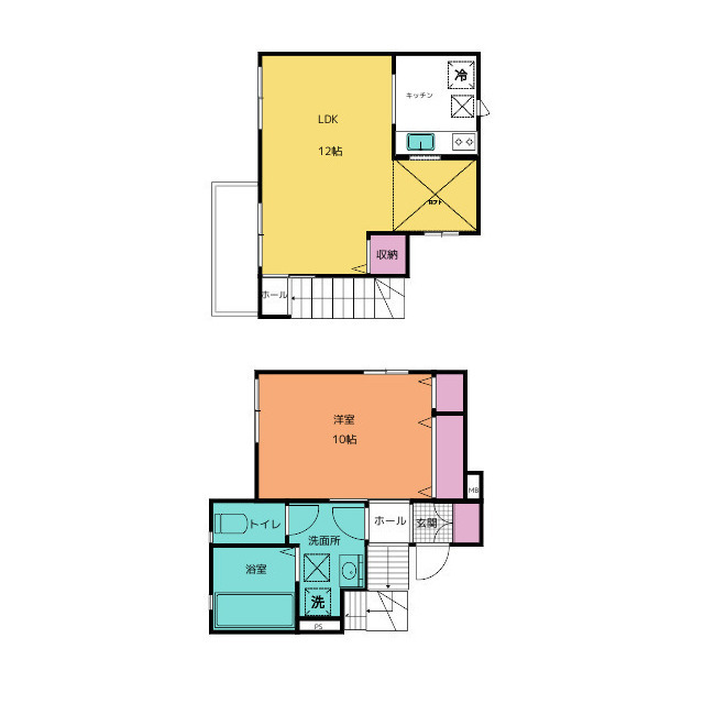 SAKURA B号室 間取り