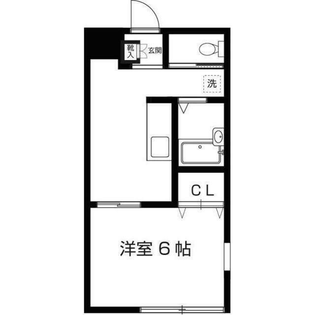 フラット湘南 102号室 間取り