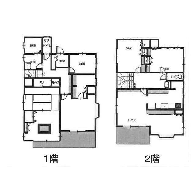 東海岸南４丁目戸建て 間取り