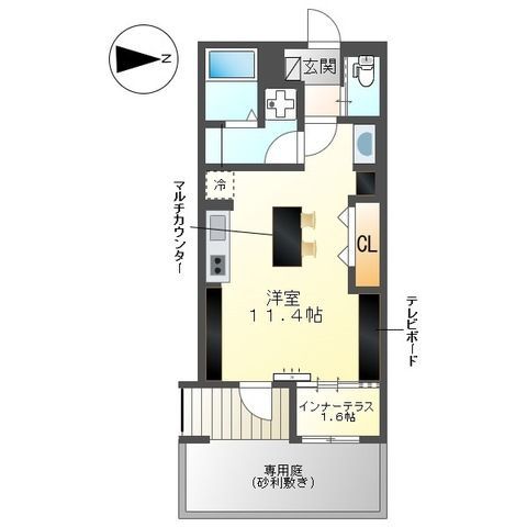 FOREST ODAWARA(フォレスト オダワラ) 102号室 間取り