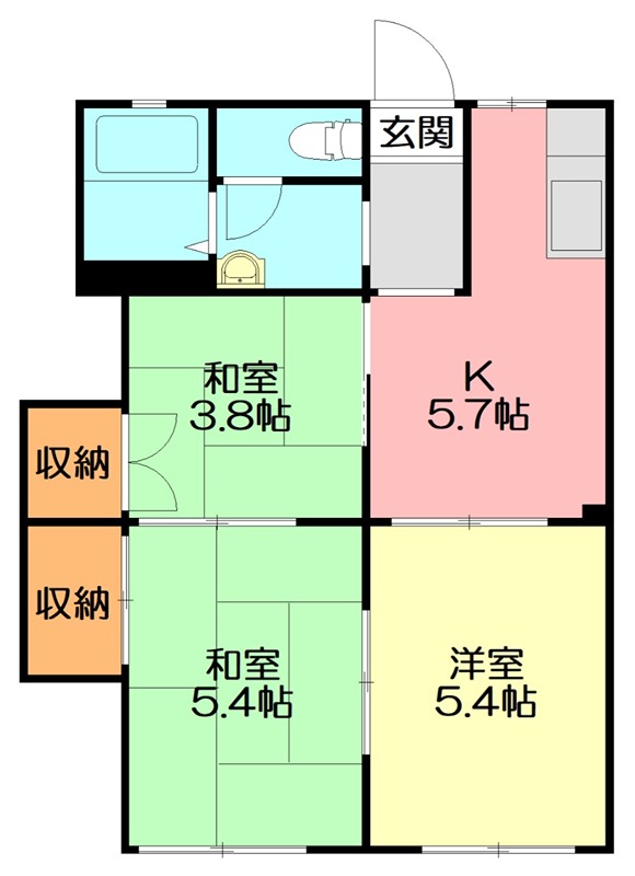 エミネンス石名坂 00103号室 間取り