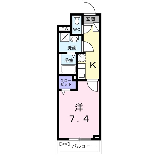 ラニカイ西鎌倉 202号室 間取り