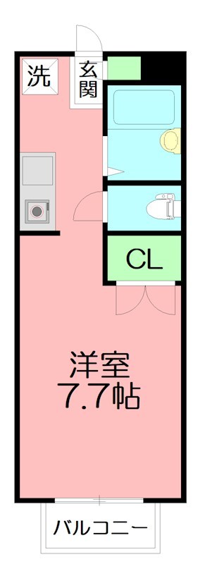 ガーデンコート仲宿Ⅱ 102号室 間取り