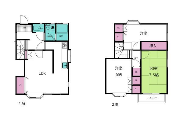 Ｃａｓａ・ａｌｅｇｒｉａ　かしわ台 間取り