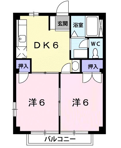 ジュピター湘南 103号室 間取り