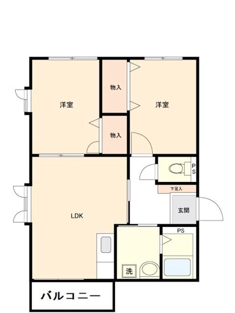 エーリ・パル 202号室 間取り