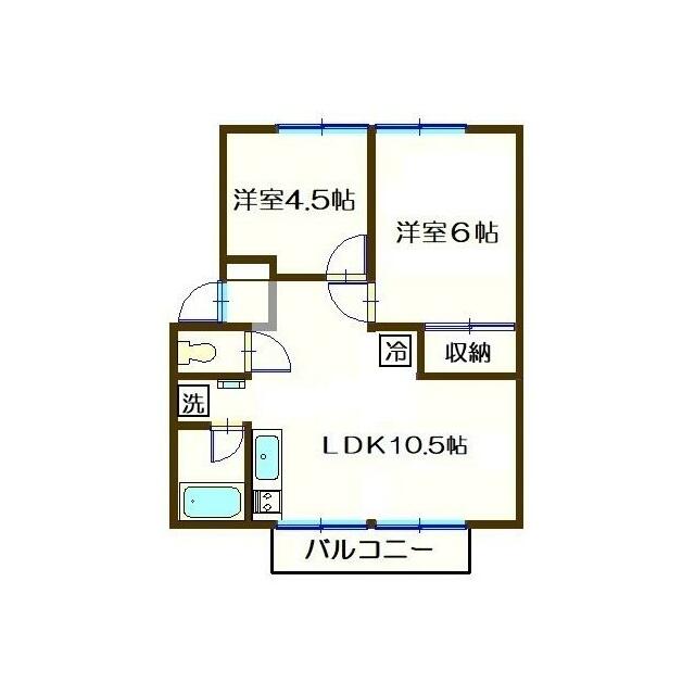 ベルヴュー港南台 101号室 間取り