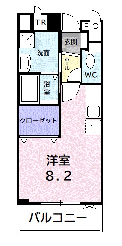 ドミトリーハウス湘南 404号室 間取り
