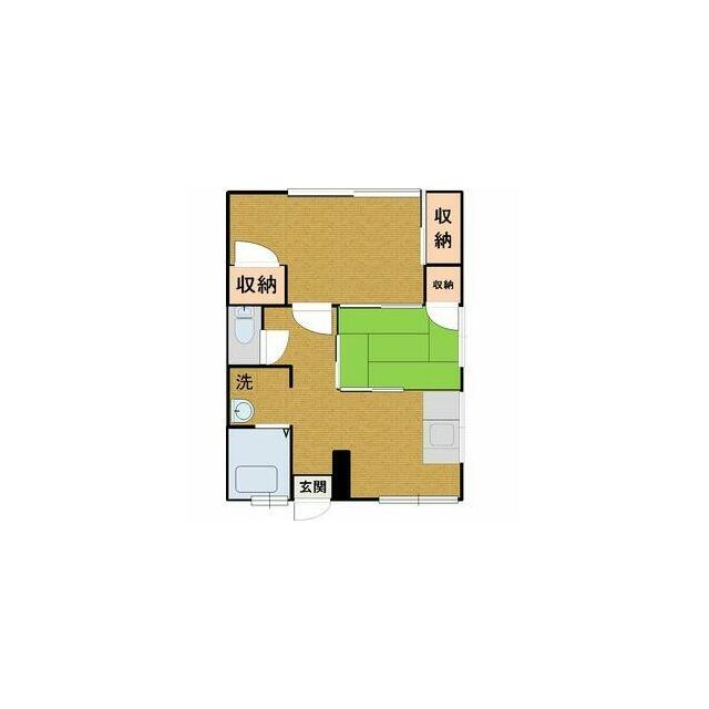 萩園ハイツ２ 101号室 間取り