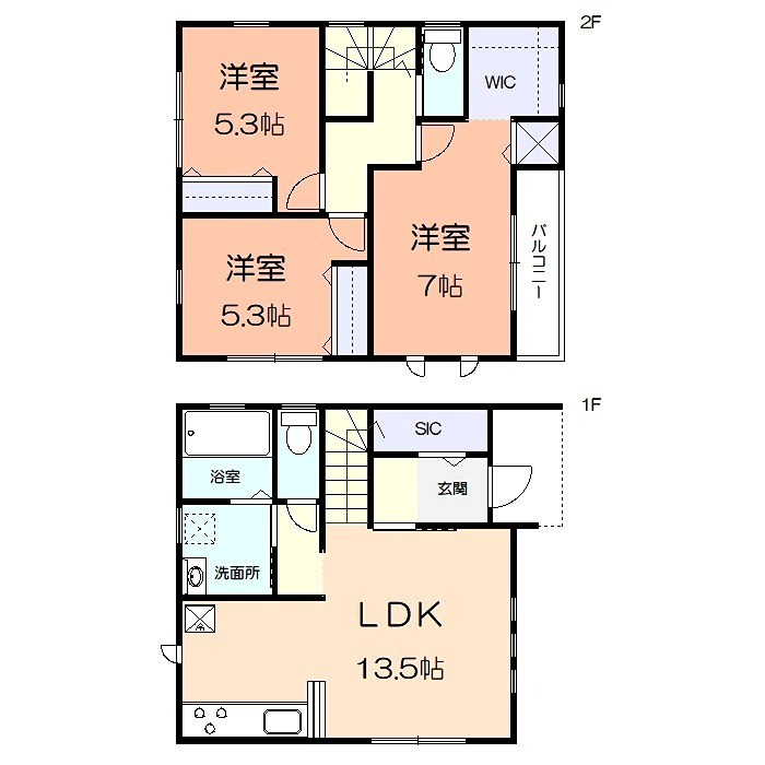 Komorebia Ⅲ 間取り