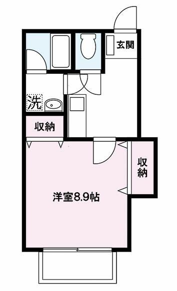 メゾン甲南 203号室 間取り