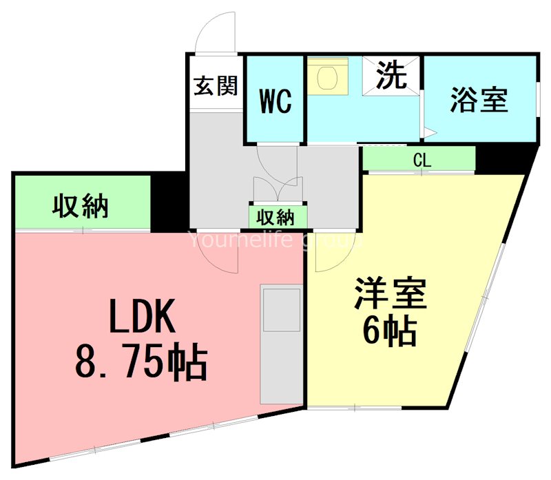 アールズコート 105号室 間取り