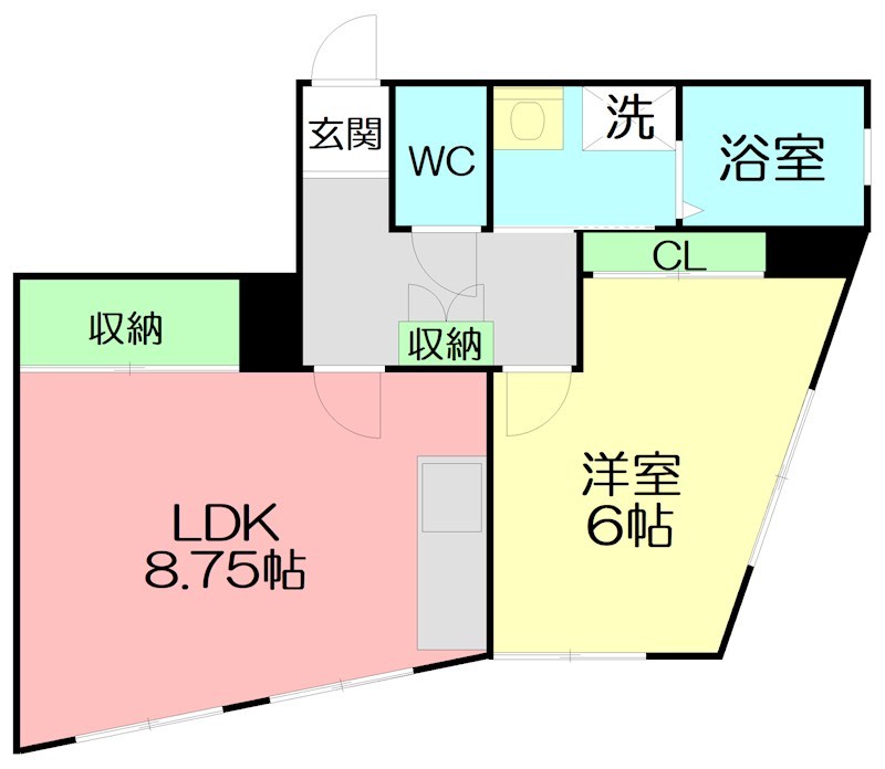 アールズコート 105号室 間取り
