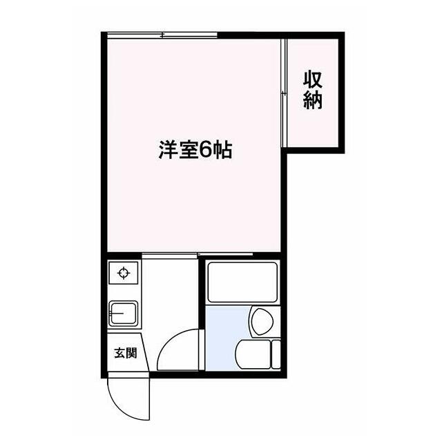 新久荘 206号室 間取り
