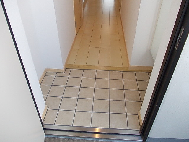 エクレセンス新富 玄関