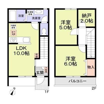 メゾン・エフ 102号室 間取り