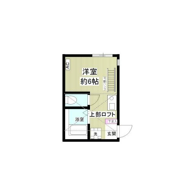 Ｇ・Ａヒルズ弥生台 2F号室 間取り