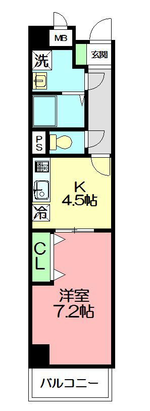 クレール矢沢 306号室 間取り