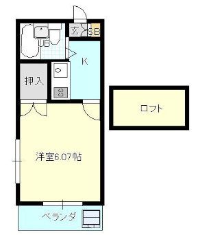アーク代官 103号室 間取り