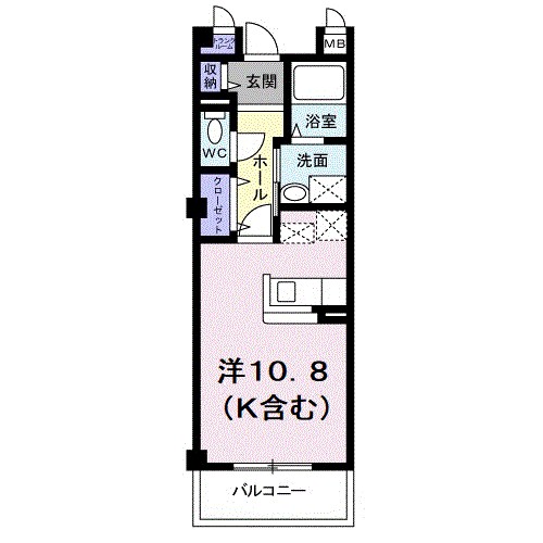 ソレイユ・ルヴァン 102号室 間取り